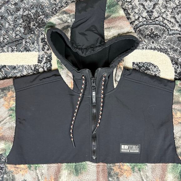 Eddie Bauer X Asap Rocky I/4 Zip Camouflage Fleece Hoodie Men’s Sz S Preowned - Picture 2 of 4